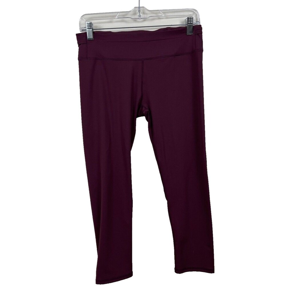 Fabletics Womens Leggings Small Purple High Rise Stretch Workout Pants $59